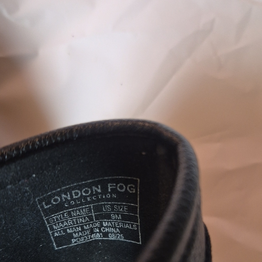 London Fog Black Men's Loafers - Picture 10 of 11